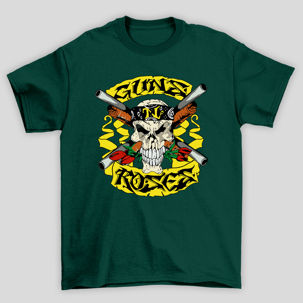 Camiseta Básica Guns N' Roses Skull