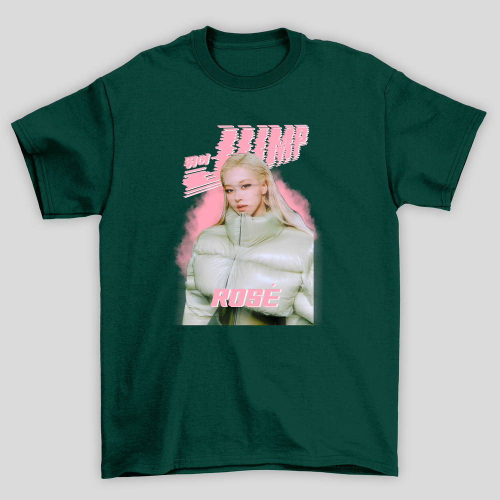 Camiseta Básica Blackpink Jump Rosé