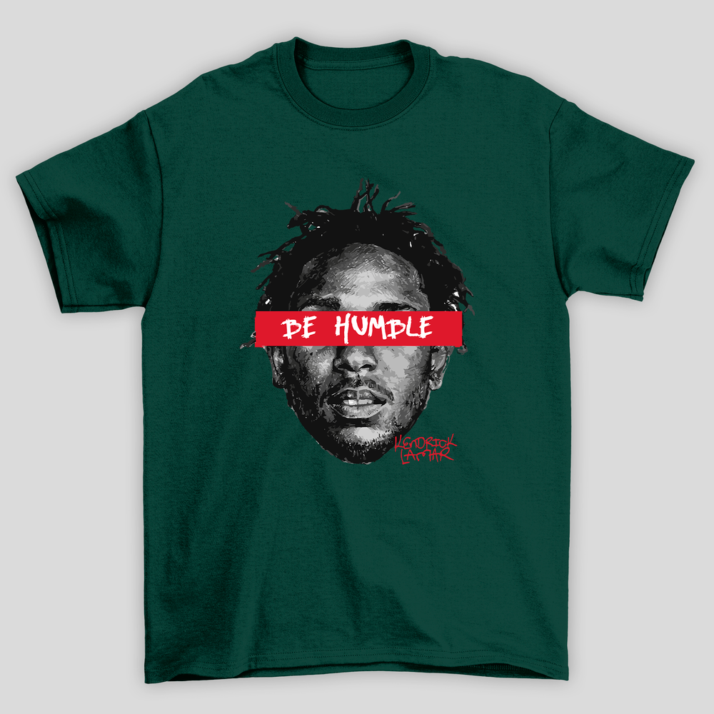 Camiseta Básica Kendrick Lamar Be Humble