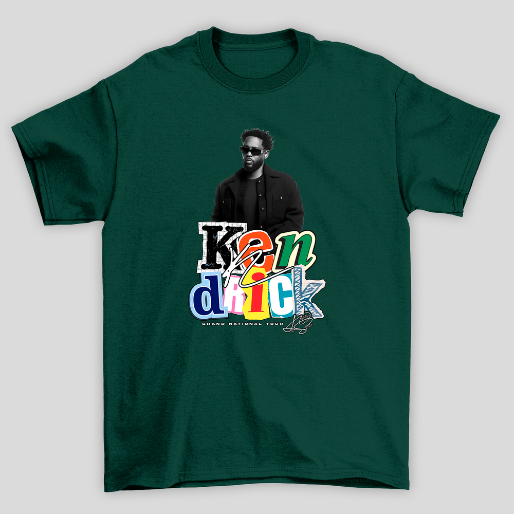 Camiseta Básica Kendrick Lamar Grand National Tour