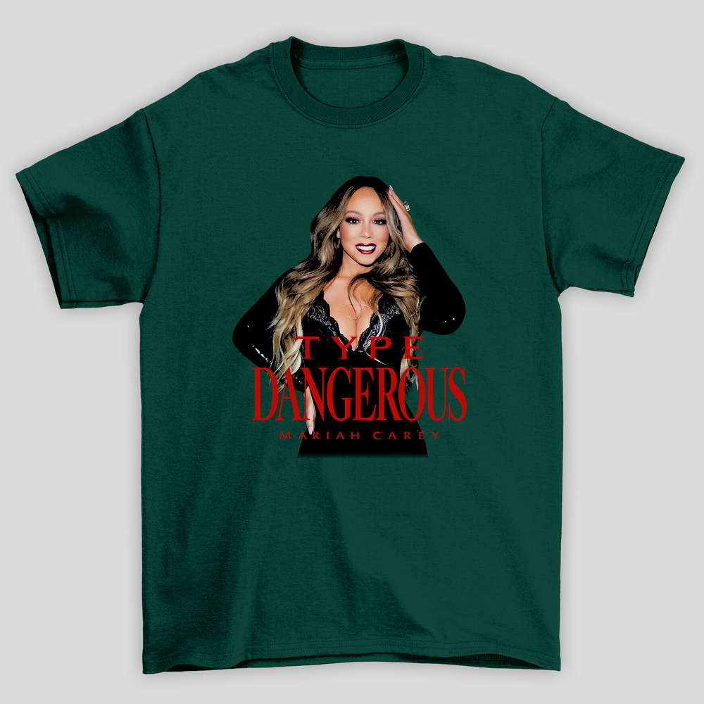 Camiseta Básica Mariah Carey Type Dangerous