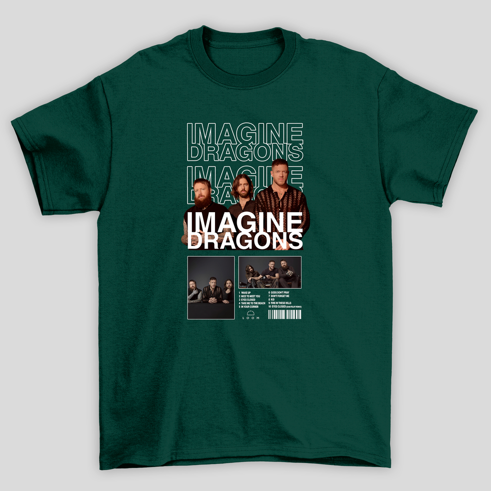 Camiseta Básica Imagine Dragons Tracklist