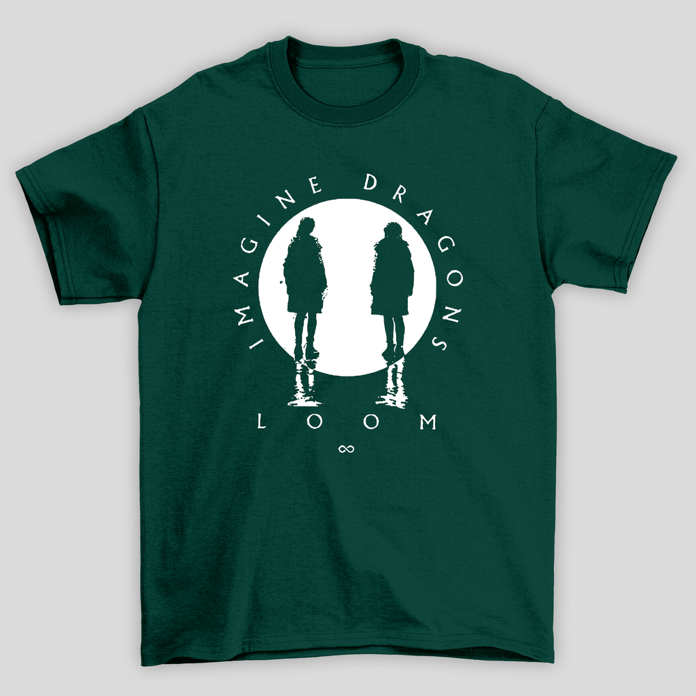Camiseta Básica Imagine Dragons Loom Silhuetas