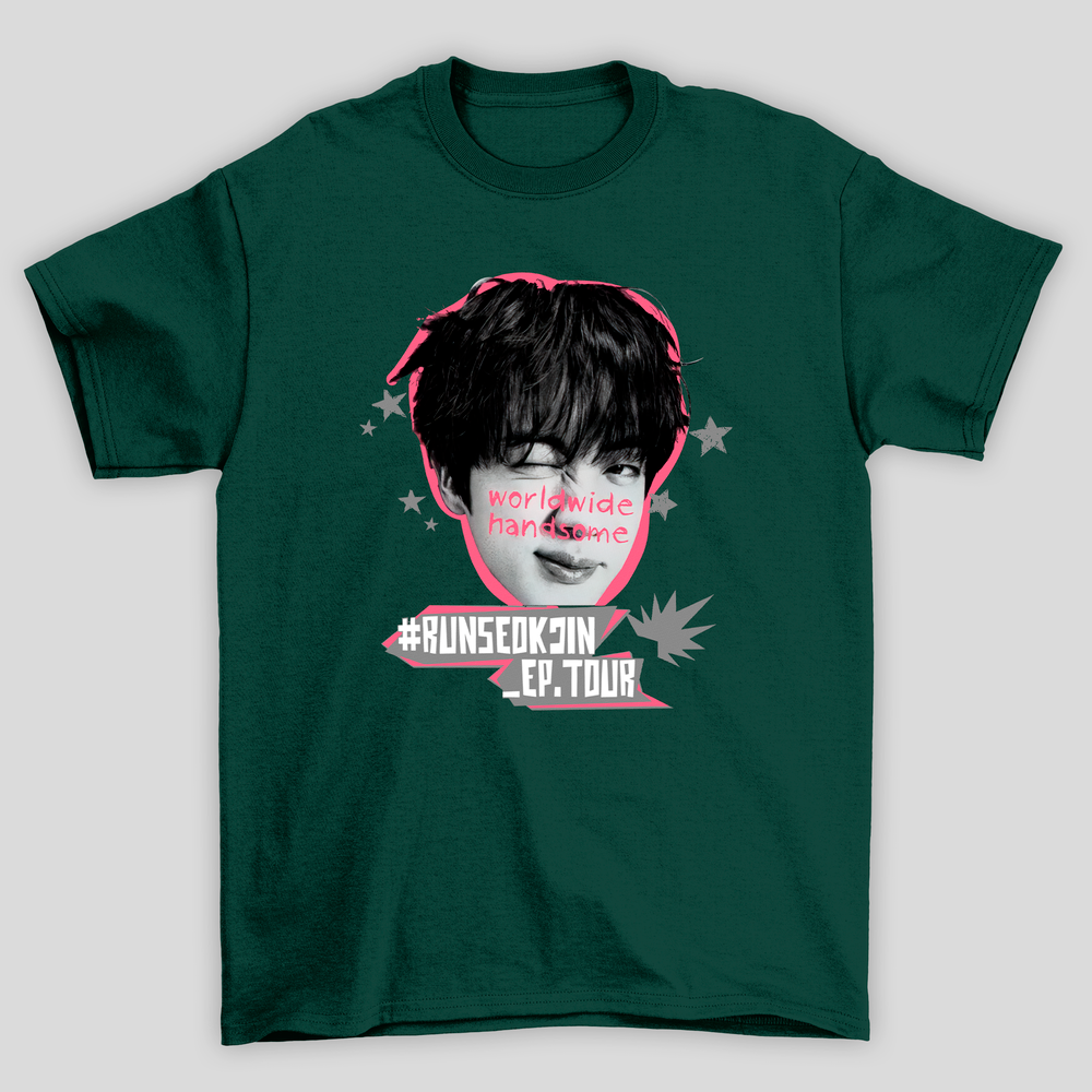 Camiseta Básica BTS Jin #Runseokjin