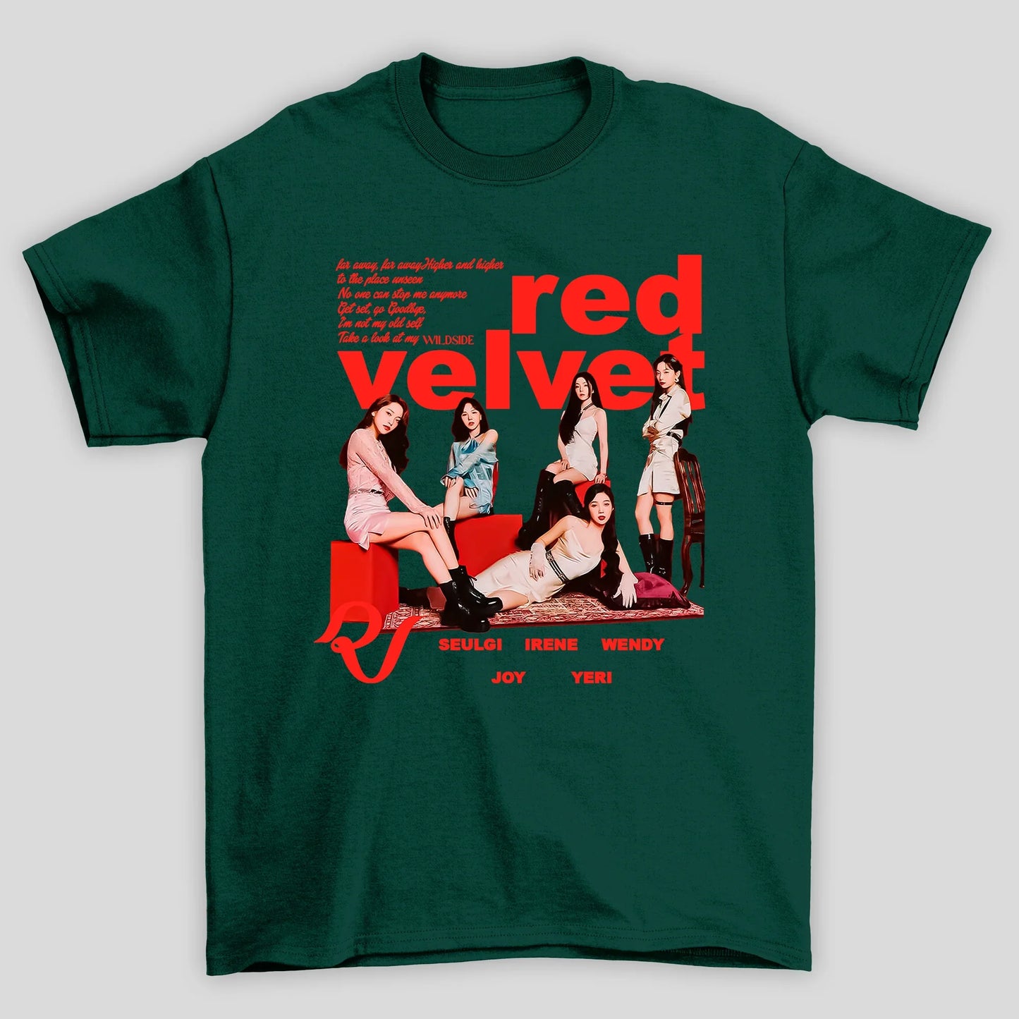 Camiseta Básica Red Velvet Graphic