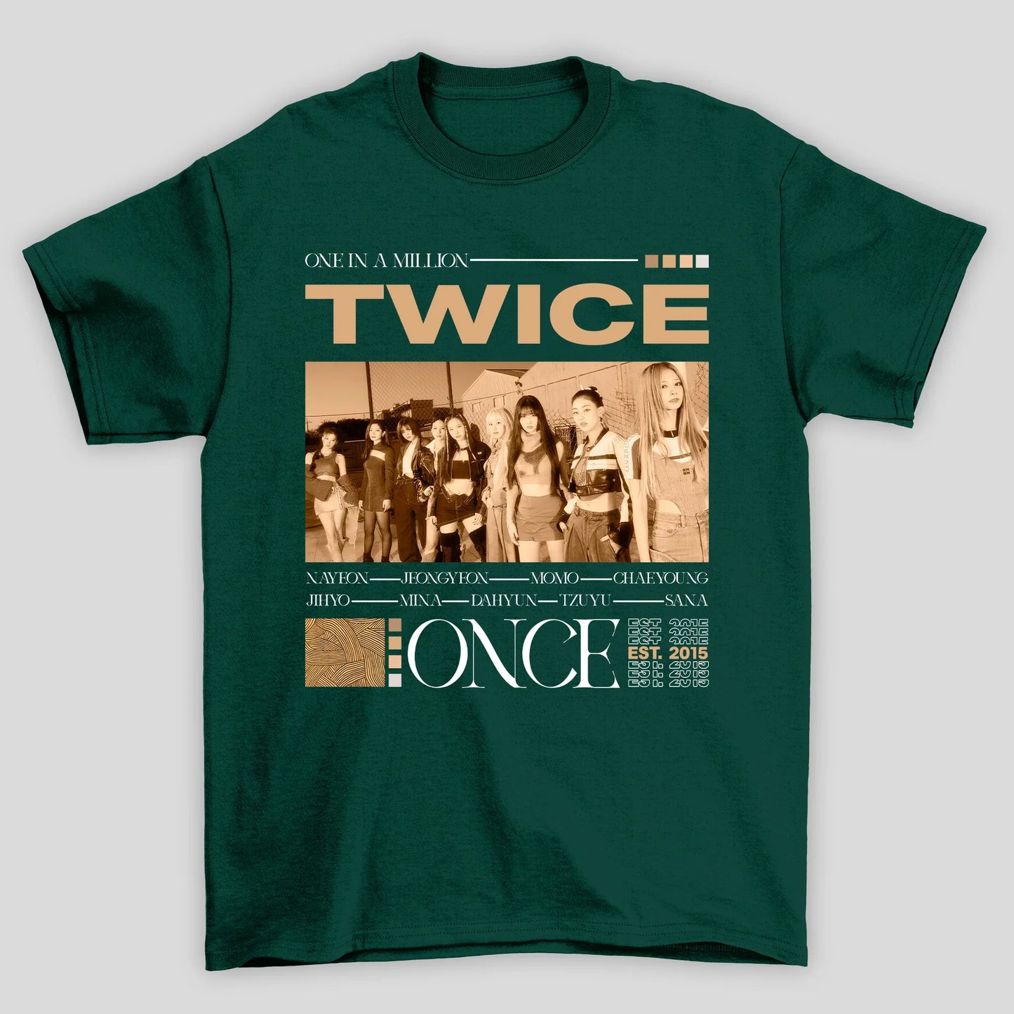 Camiseta Básica Twice One In A Million