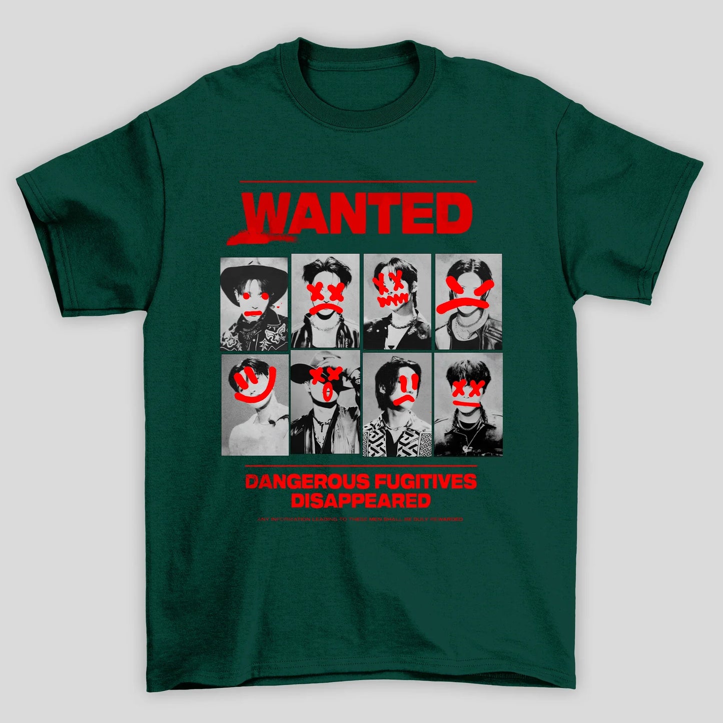 Camiseta Básica Ateez Wanted