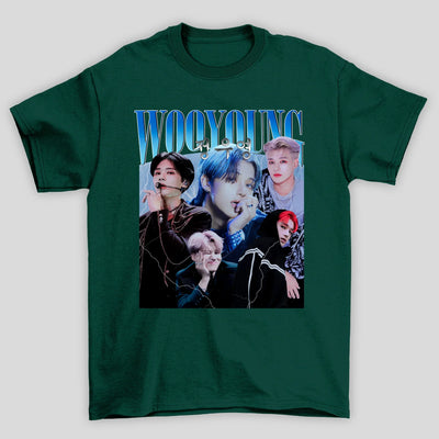 Camiseta Básica Ateez Wooyoung Aesthetic