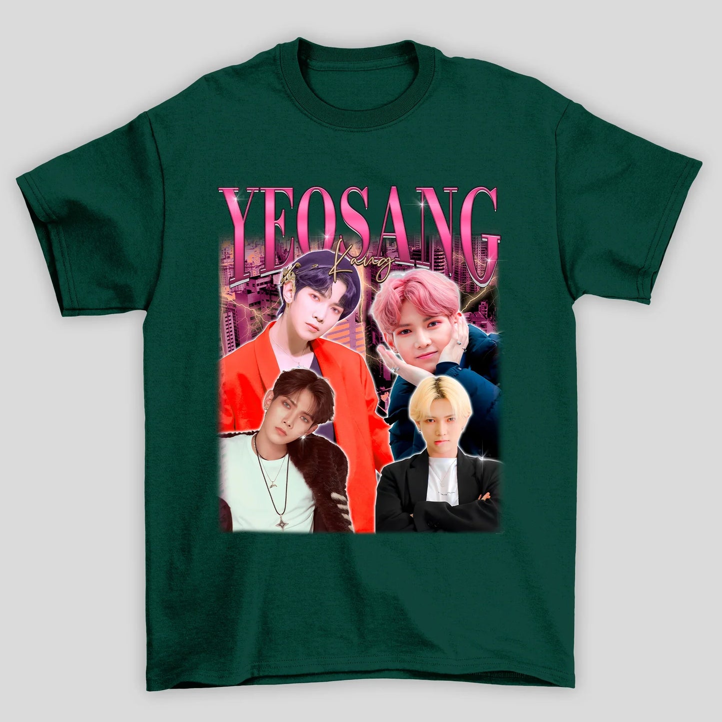 Camiseta Básica  Ateez Yeosang Graphic