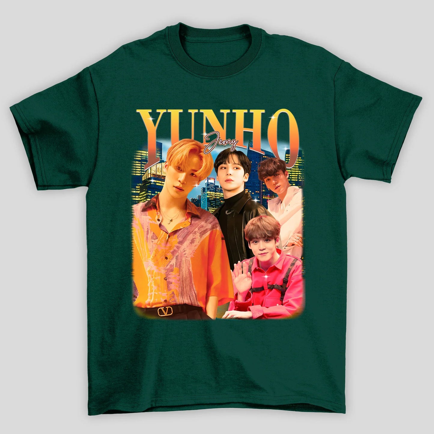 Camiseta Básica Ateez Yunho Graphic