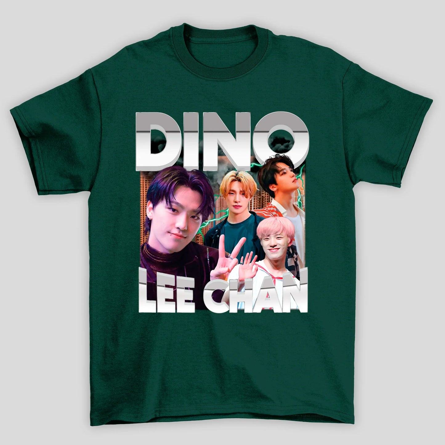 Camiseta Básica Seventeen Dino
