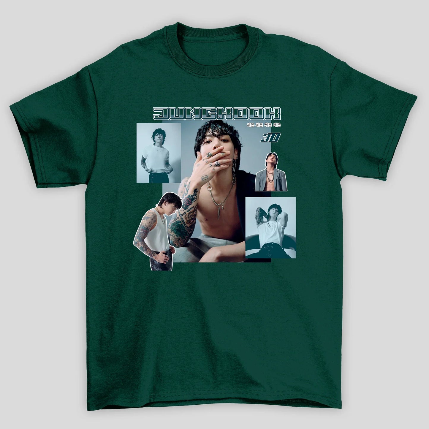 Camiseta Básica BTS Jungkook Style Graphic