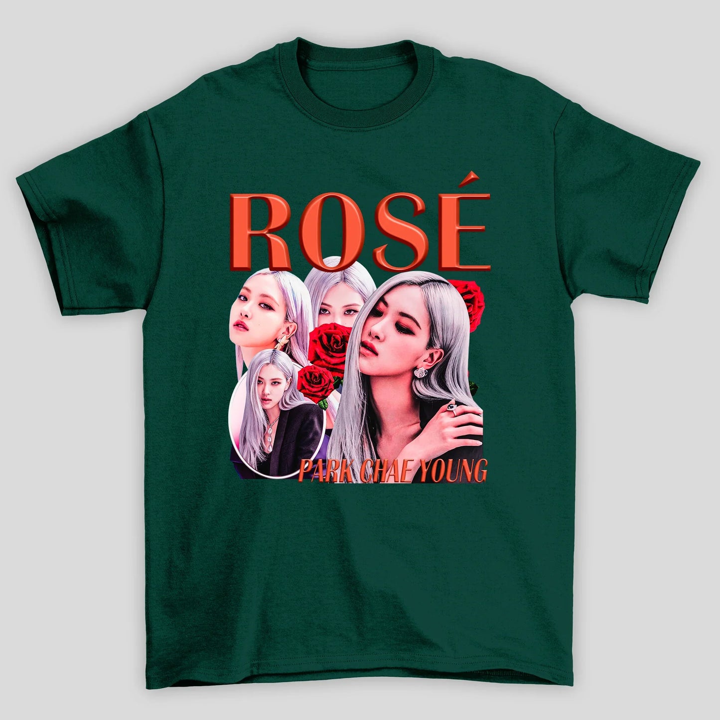 Camiseta Básica Blackpink Rose