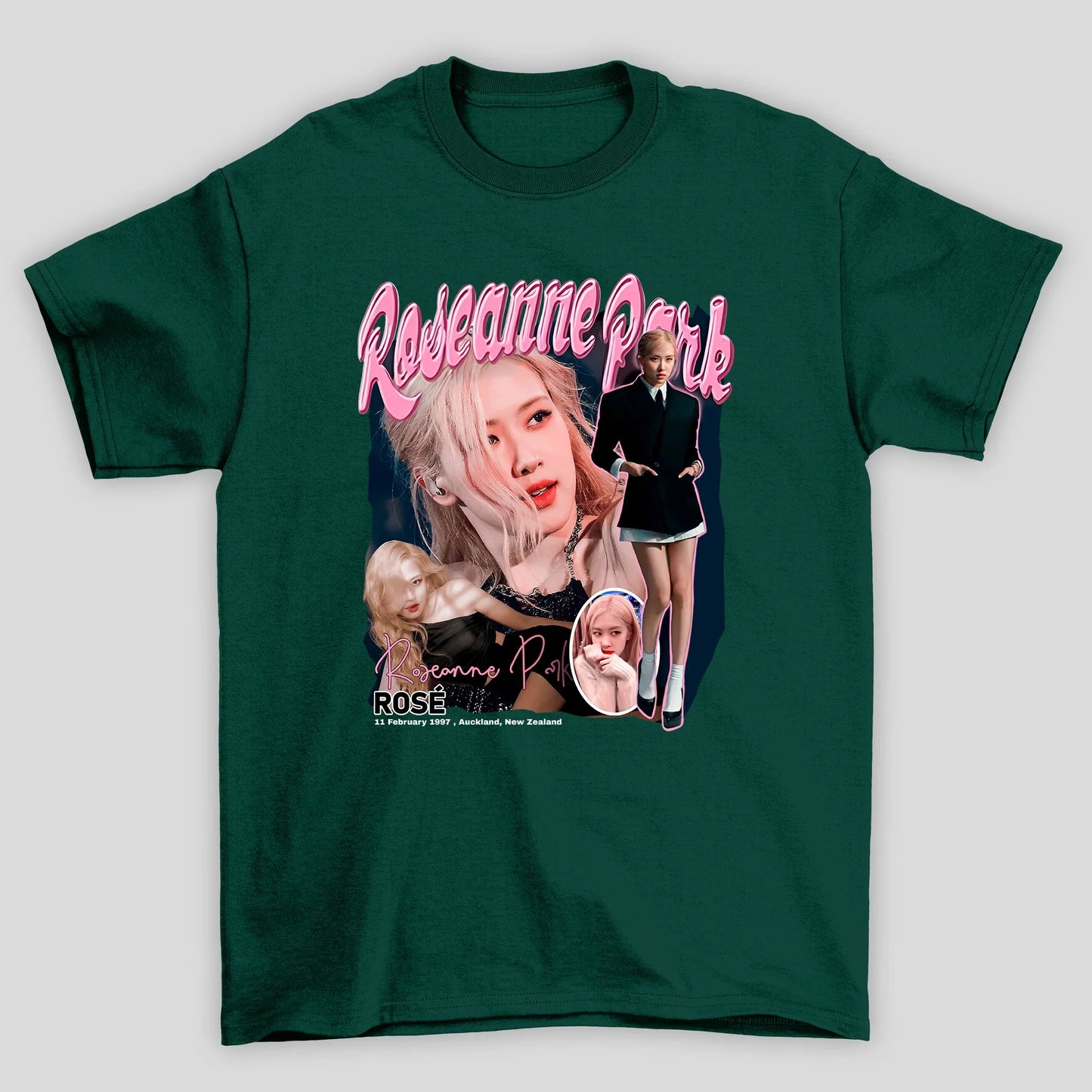 Camiseta Básica Blackpink Roseanne Park