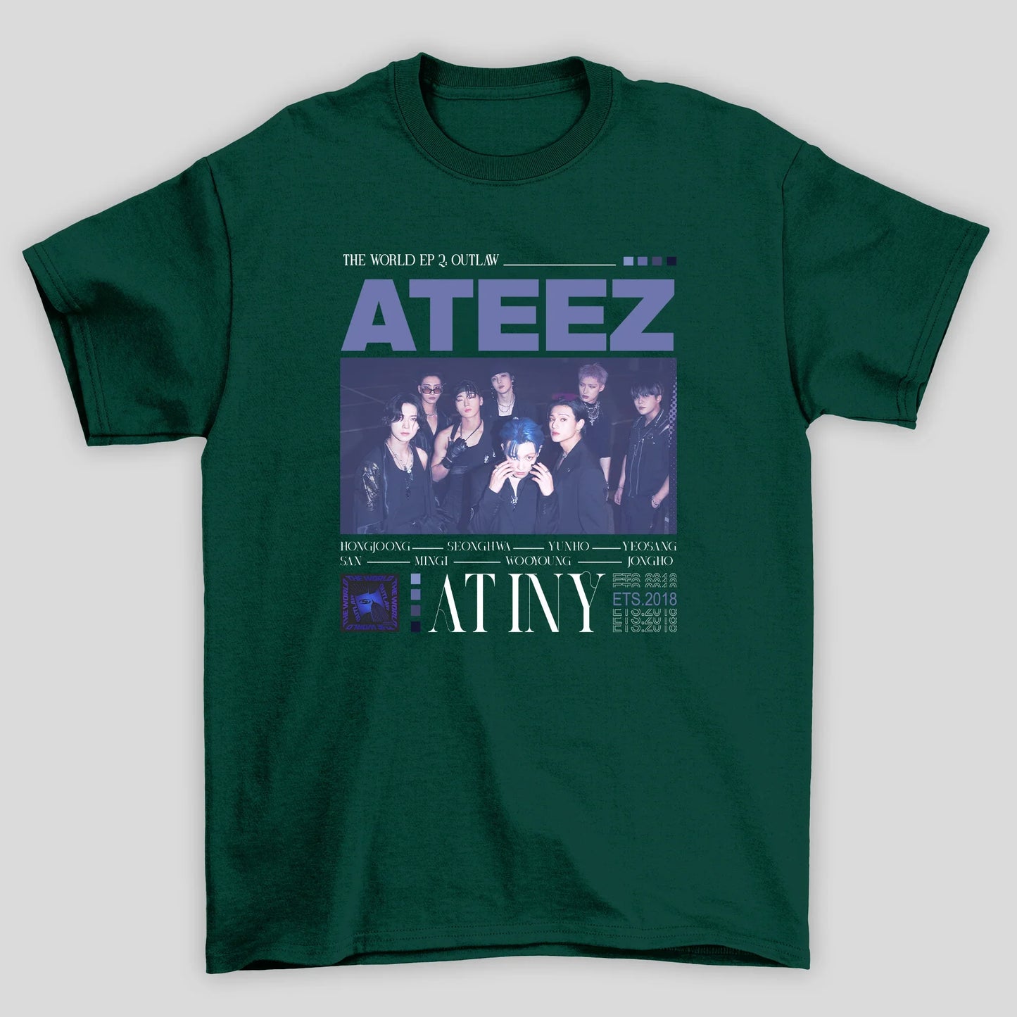 Camiseta Básica Ateez Atiny