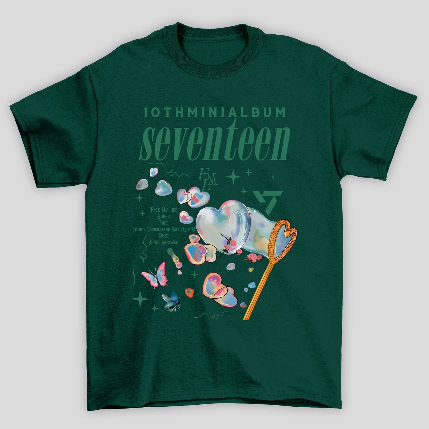 Camiseta Básica Seventeen Iot Minhial Album
