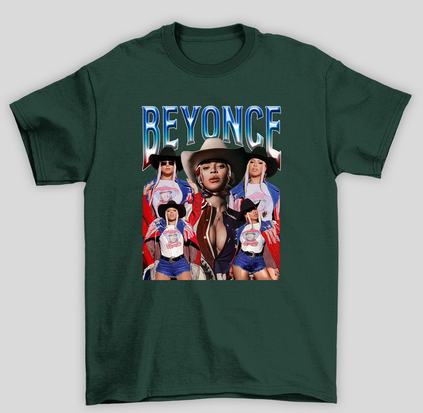 Camiseta Básica Beyonce Cowboy Carter Fotos