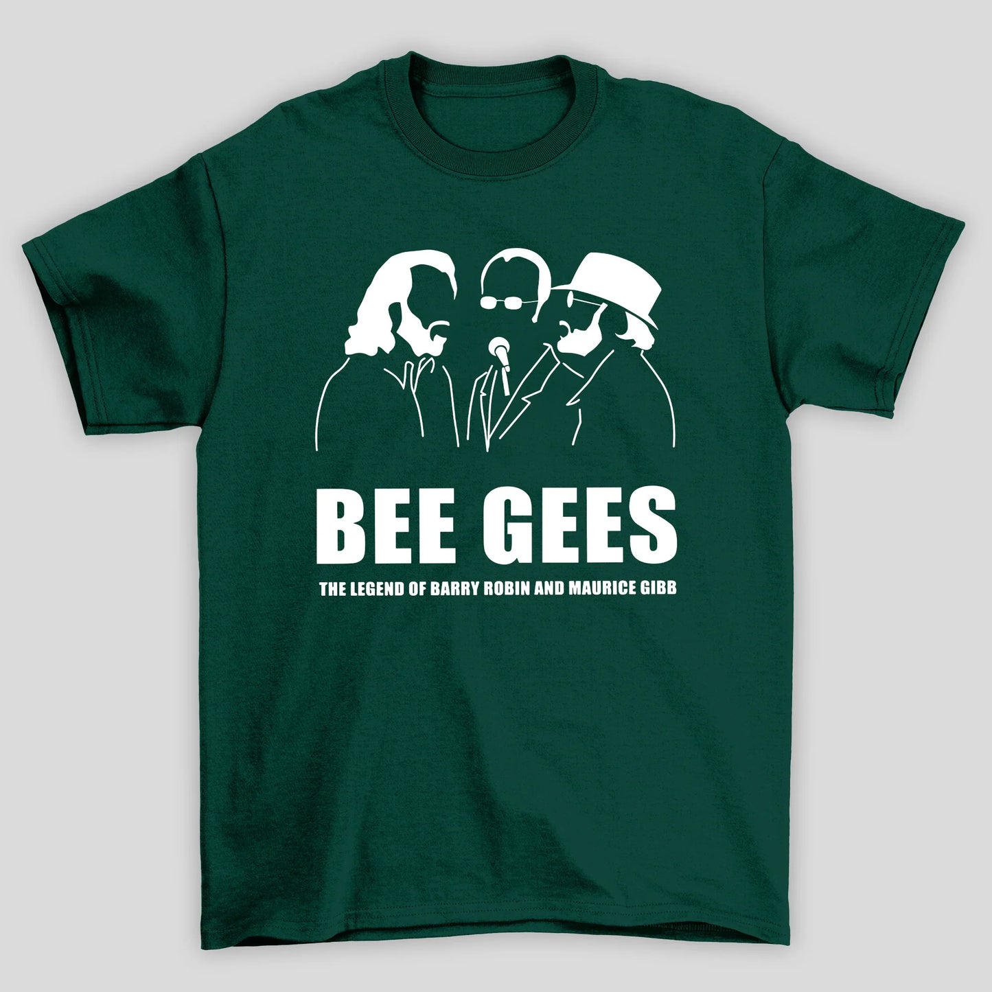 Camiseta Básica Bee Gees Silhueta