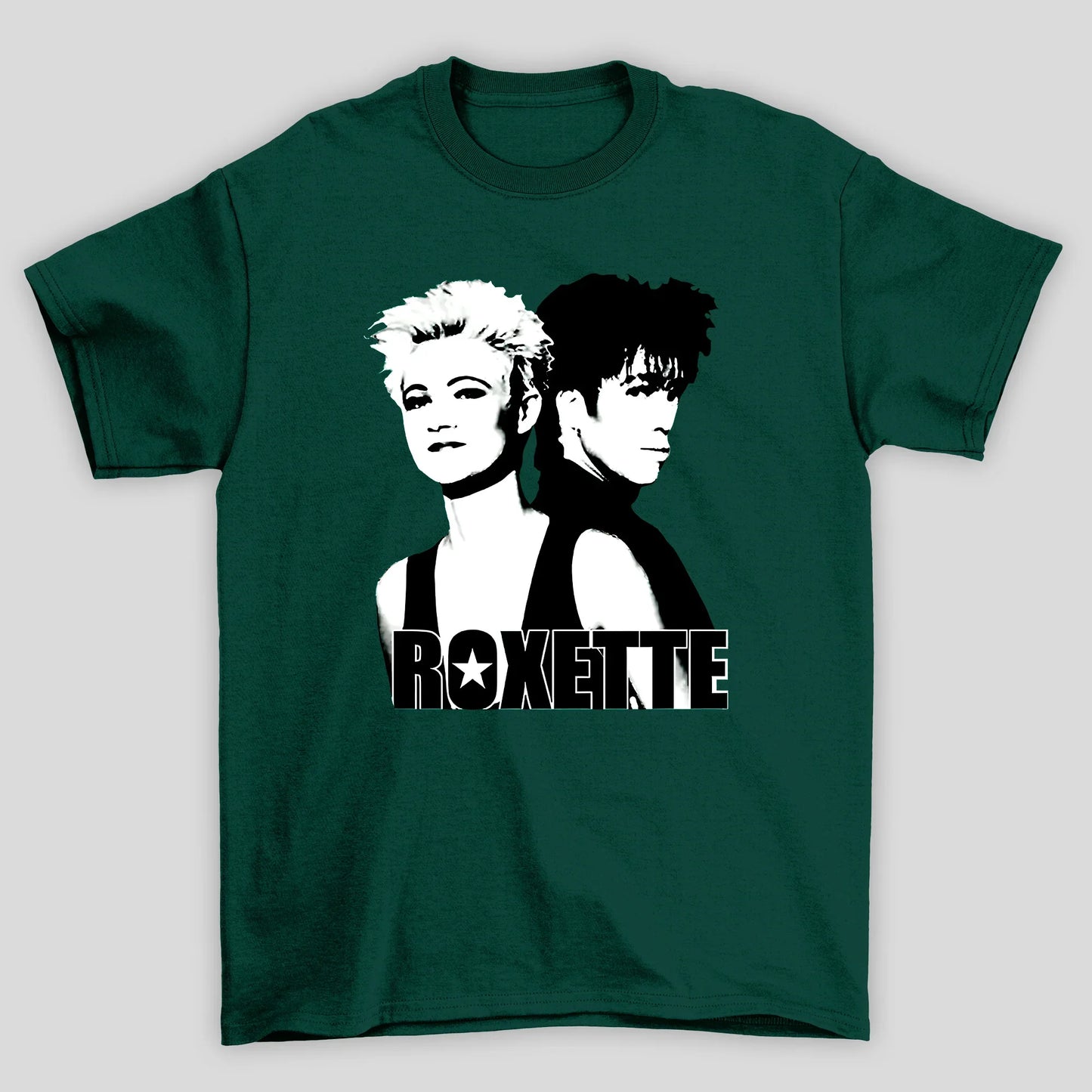 Camiseta Básica Roxette Photo P&B