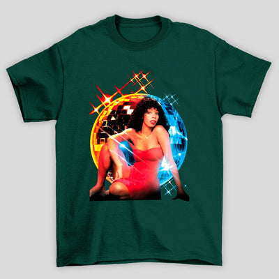 Camiseta Básica Foto Globo Donna Summer