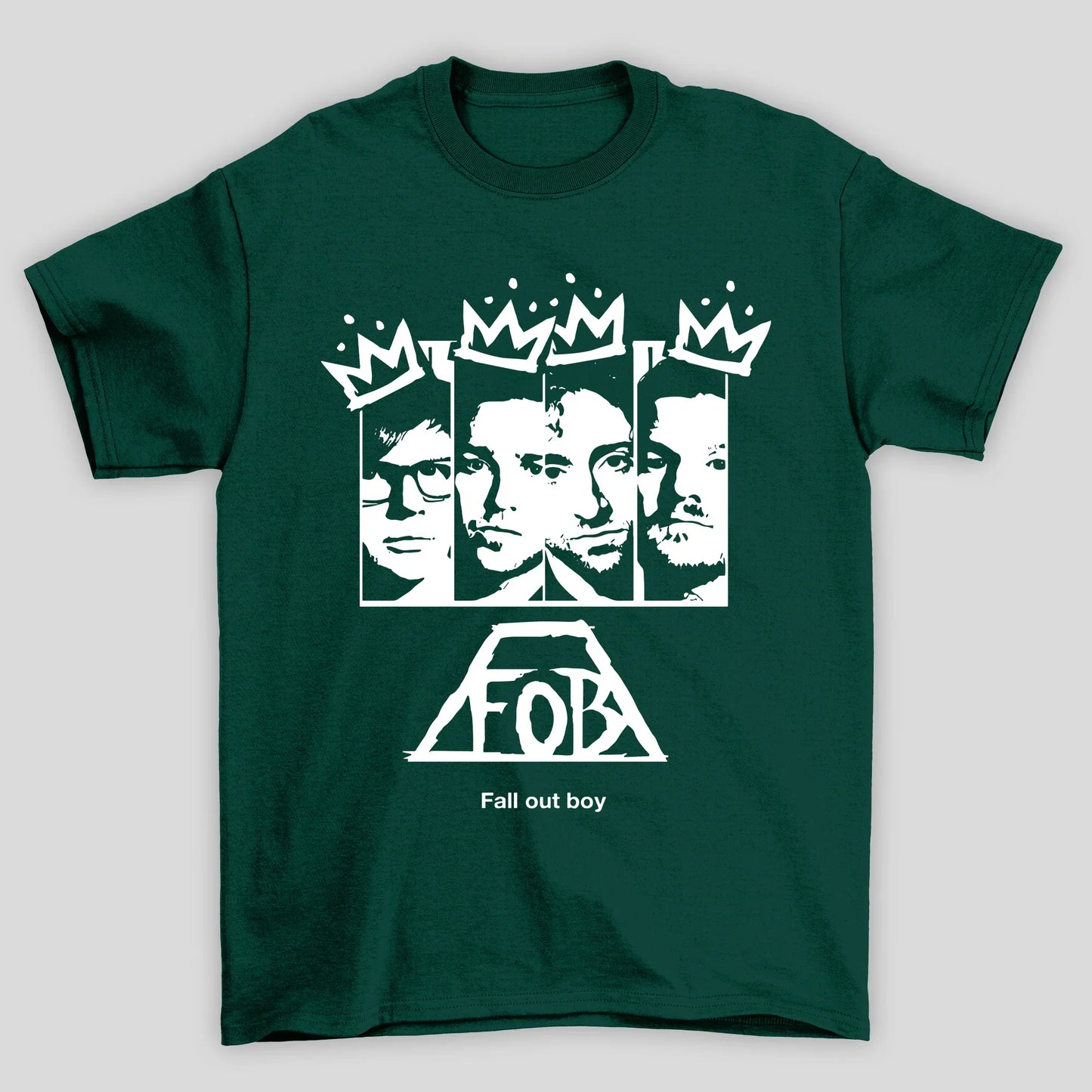 Camiseta Básica Rosto Grafite Fall Out Boy