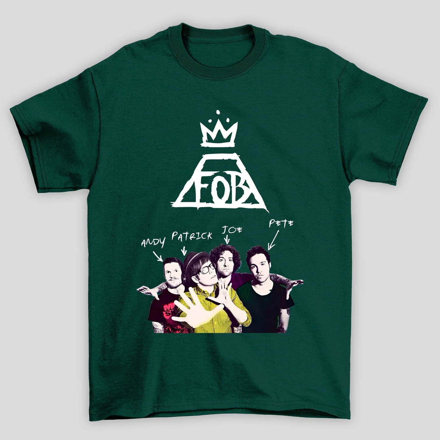 Camiseta Básica Logo Fall Out Boy