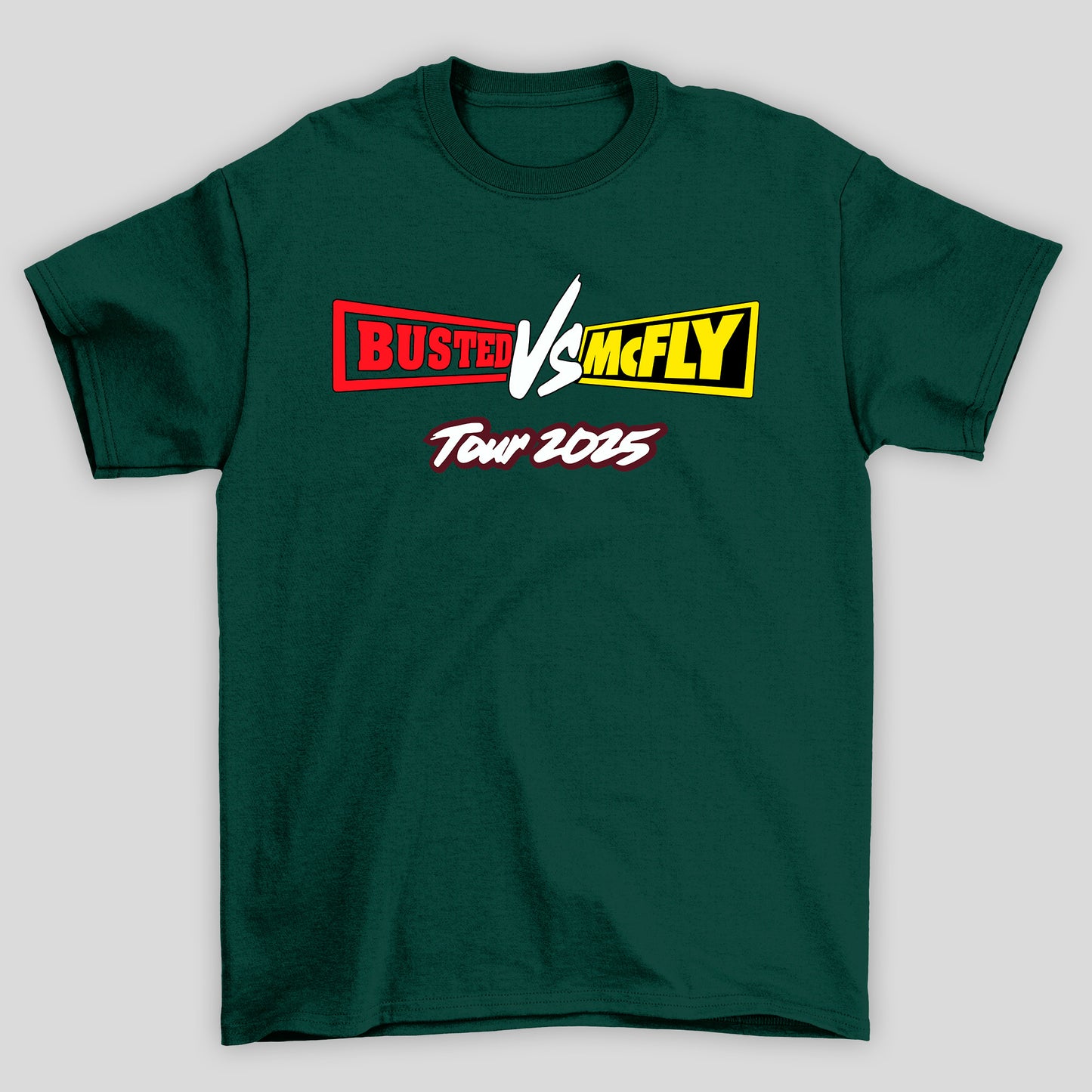 Camiseta Básica McFLY Busted VS McFLY Tour 2025