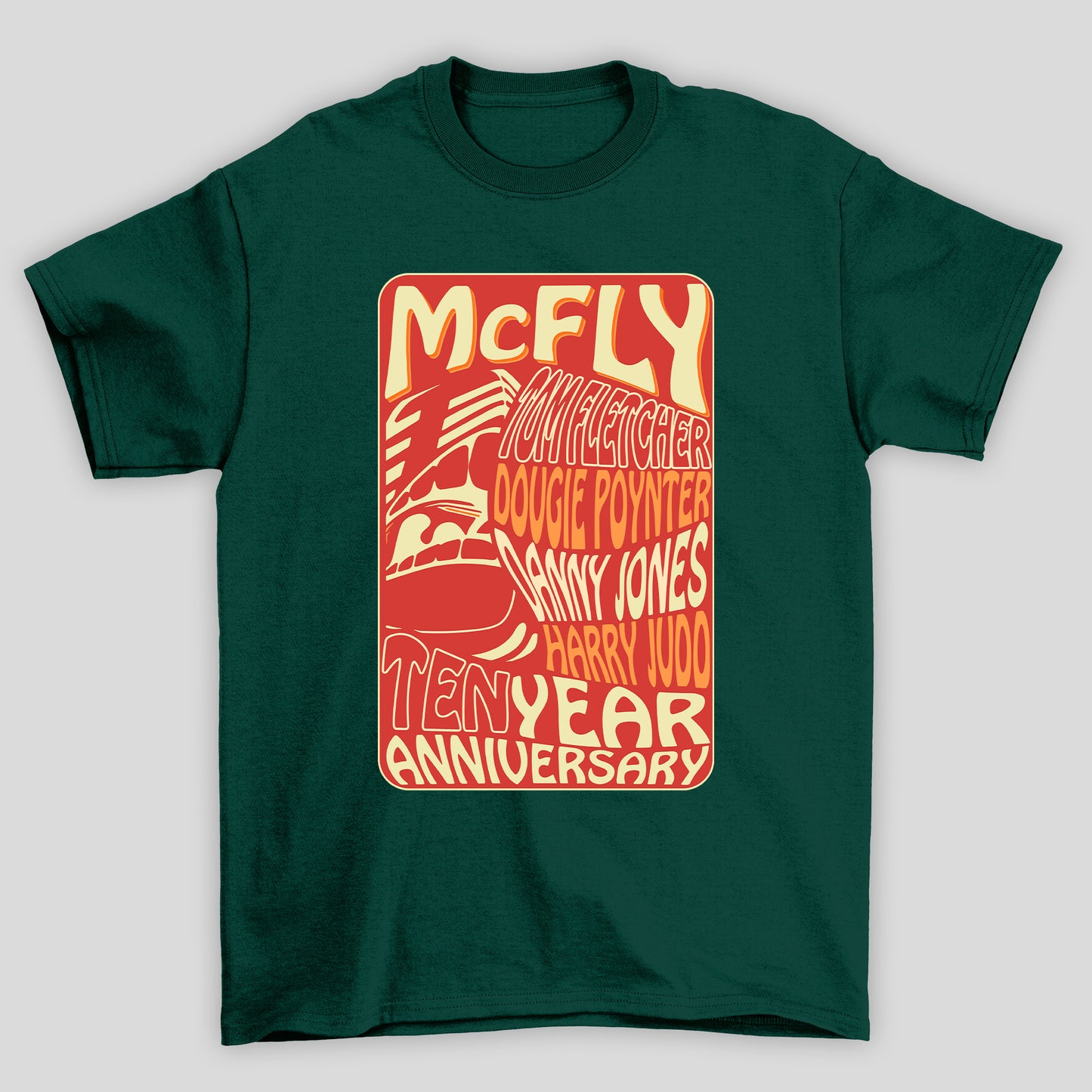 Camiseta Básica McFLY Ten Year Anniversary