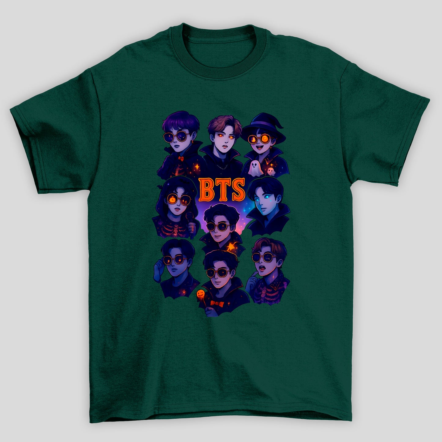 Camiseta Básica BTS Halloween
