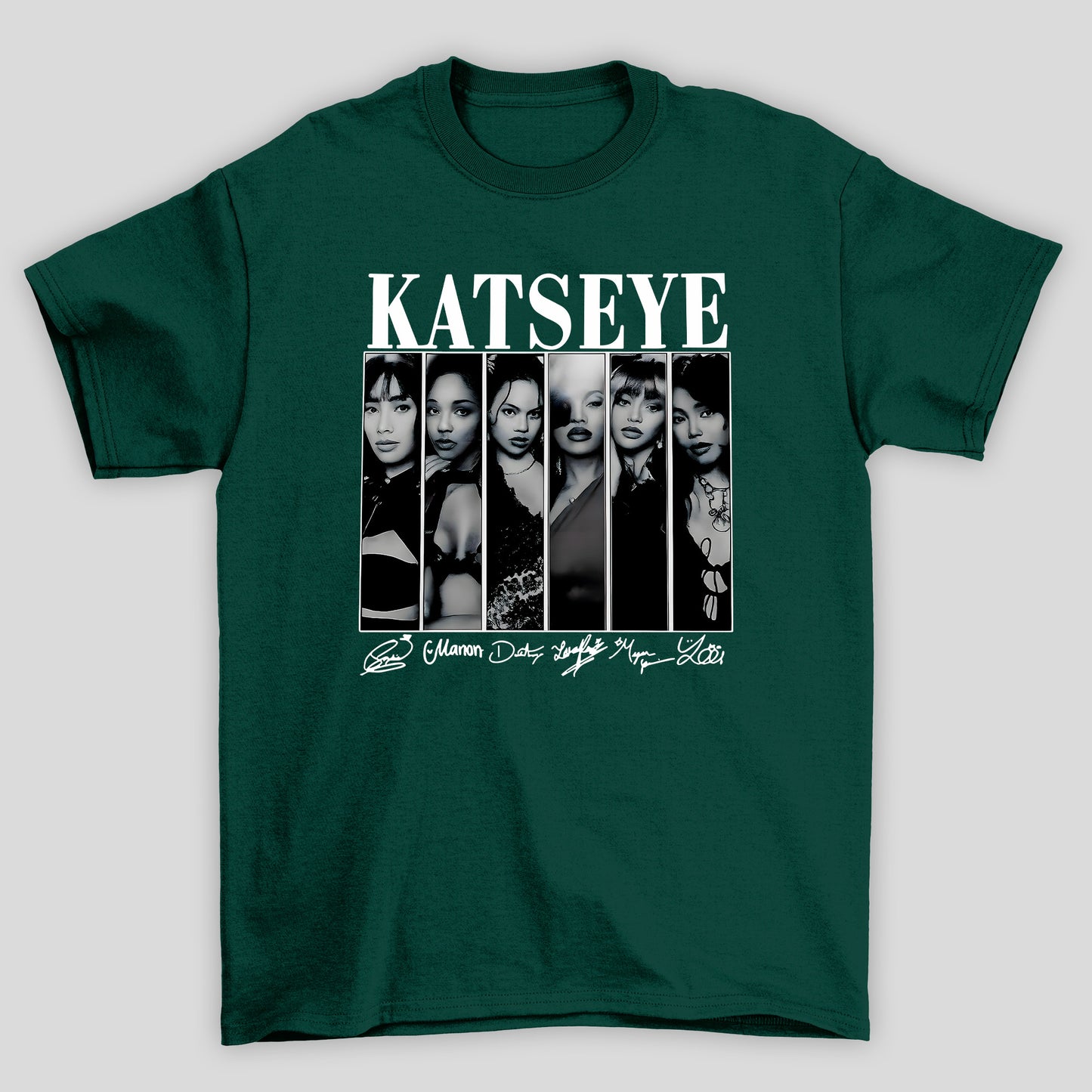 Camiseta Básica Katseye Autografo
