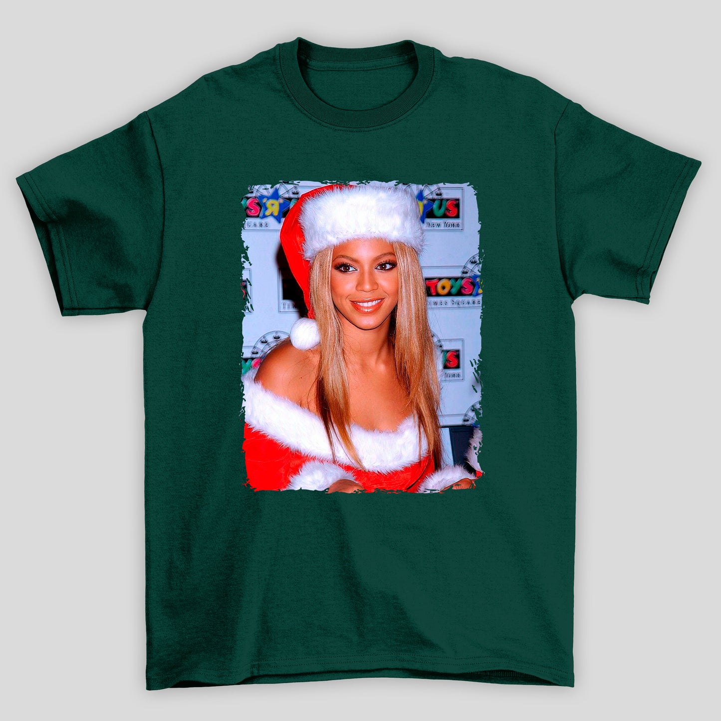 Camiseta Básica Christmas Beyonce
