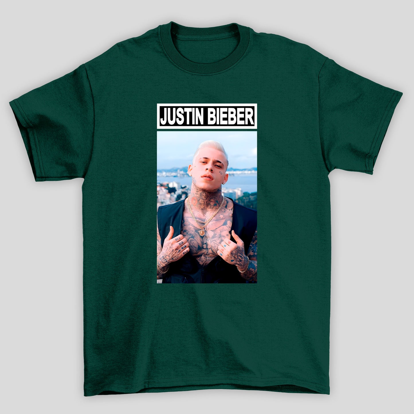 Camiseta Básica Justin Bieber Meme