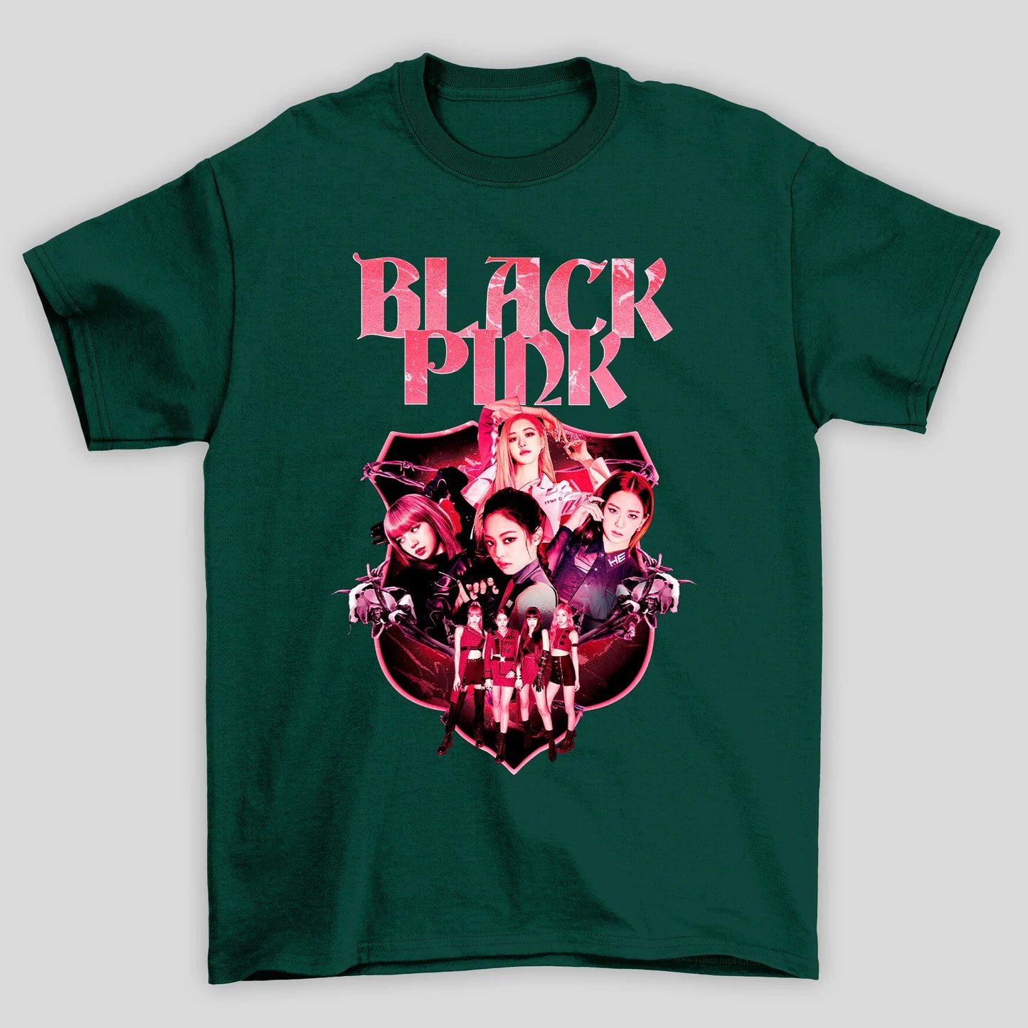 Camiseta Básica Blackpink Shield