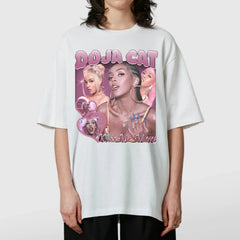 Camiseta Oversized Doja Cat Kiss Me More