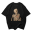 Camiseta Oversized Travis Scott Esqueleto Jack