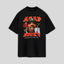 Camiseta Oversized Asap Rocky Merch- PRETO ( FRENTE ) 