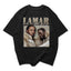 Camiseta Oversized Kendrick Lamar Rapper