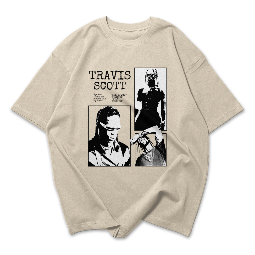 Camiseta Oversized Travis Scott Style