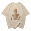 Camiseta Oversized Travis Scott Esqueleto Jack
