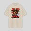 Camiseta Oversized Asap Rocky Merch- PÉROLA ( FRENTE ) 