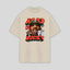 Camiseta Oversized Asap Rocky Merch- PÉROLA ( FRENTE ) 