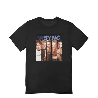 Camiseta Básica Nsync Boyband Collab-PRETO