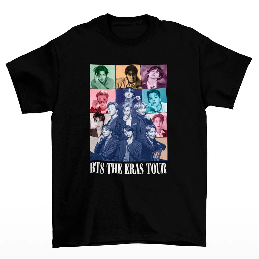 Camiseta Básica BTS The Eras Tour-PRETO