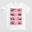 Camiseta Básica Eyes Collab Blackpink-BRANCO