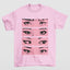 Camiseta Básica Eyes Collab Blackpink-ROSA BEBE