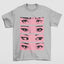 Camiseta Básica Eyes Collab Blackpink-CINZA