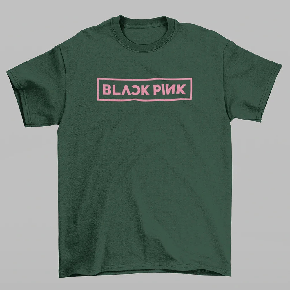 Camiseta Básica Merch Graphic 1 BlackPink-VERDE