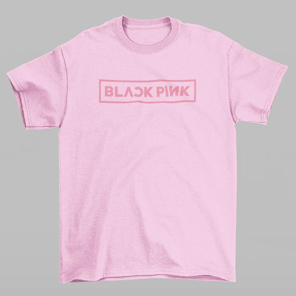 Camiseta Básica Merch Graphic 1 BlackPink-ROSA BEBE