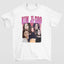 Camiseta Básica Kim Ji-Soo Blackpink-BRANCO