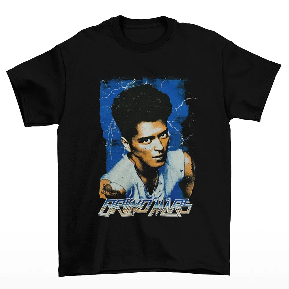 Camiseta Básica Bruno Mars Vintage